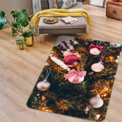 3D Tree Ball Pendant 55152 Christmas Non Slip Rug Mat Room Mat Quality Elegant Photo Carpet Xmas -Amscan Sales Store 8de67a0d5559109f3386551e8737586f