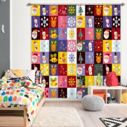 3D Colored Square Snowman Santa 52001 Christmas Blockout Photo Curtain Printing Curtains Drapes Fabr 6 3D Colored Square Snowman Santa 52001 Christmas Blockout Photo Curtain Printing Curtains Drapes Fabr -Amscan Sales Store 9010b65d453317cca3c7e011fc4645e9