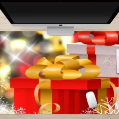 3D Red Gift Box 51196 Christmas Non-slip Office Desk Mouse Mat Large Keyboard Pad Game Xmas -Amscan Sales Store 947141ed73701c619b974d34a10c437f
