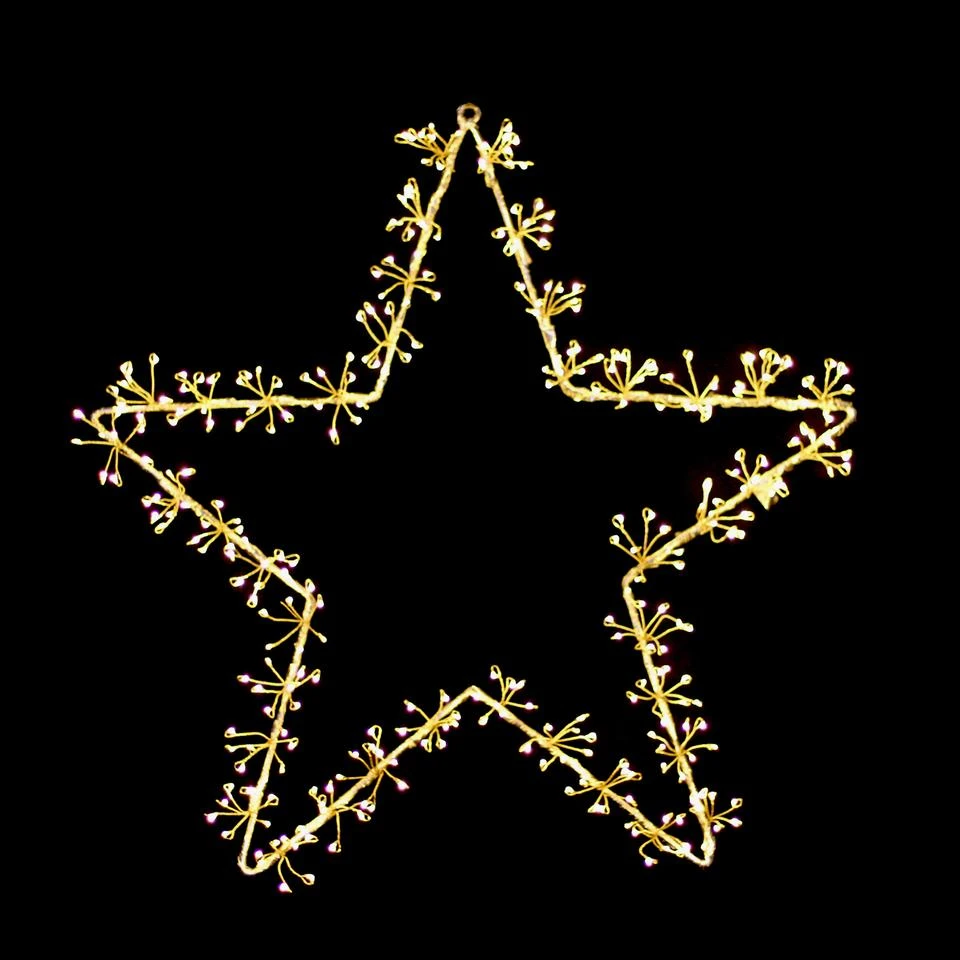 Starburst Star Christmas Display Wall Light - Dual Colour 5 Starburst Star Christmas Display Wall Light - Dual Colour - Image 3