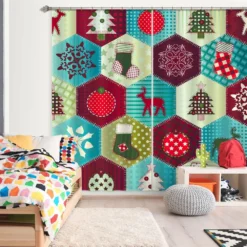 3D Hexagon Snow Deer 52036 Christmas Blockout Photo Curtain Printing Curtains Drapes Fabric Window X 7 3D Hexagon Snow Deer 52036 Christmas Blockout Photo Curtain Printing Curtains Drapes Fabric Window X -Amscan Sales Store 94c810a340ee6175219e4b2188e3448b