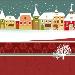 3D Christmas Building Sky 762 Wallpaper Mural Wall Mural Wall Murals Removable Wallpaper Self-adhesi -Amscan Sales Store 9922e929847acc573e3be5b6b7694d2c