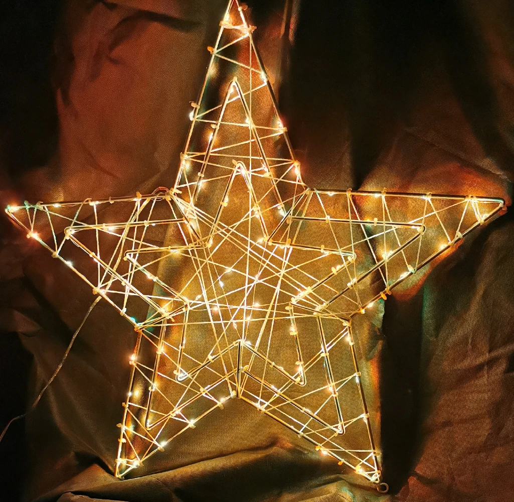 Christmas LED Motif RGB Remote Controlled Animated Star 57x57cm Indoor Outdoor Display Sign 9 Christmas LED Motif RGB Remote Controlled Animated Star 57x57cm Indoor Outdoor Display Sign - Image 7