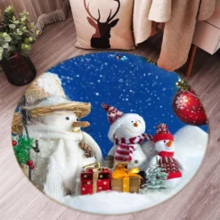 3D Snowman 54095 Christmas Round Non Slip Rug Mat Room Mat Quality Elegant Photo Carpet Xmas 6 3D Snowman 54095 Christmas Round Non Slip Rug Mat Room Mat Quality Elegant Photo Carpet Xmas -Amscan Sales Store 9d468f769090e727455b974d9f71e4f3