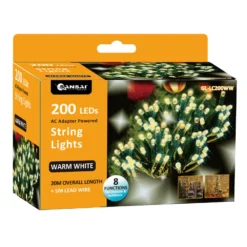 Sansai 200 LED Electric Lumini Decorative/Christmas String Lights Warm White