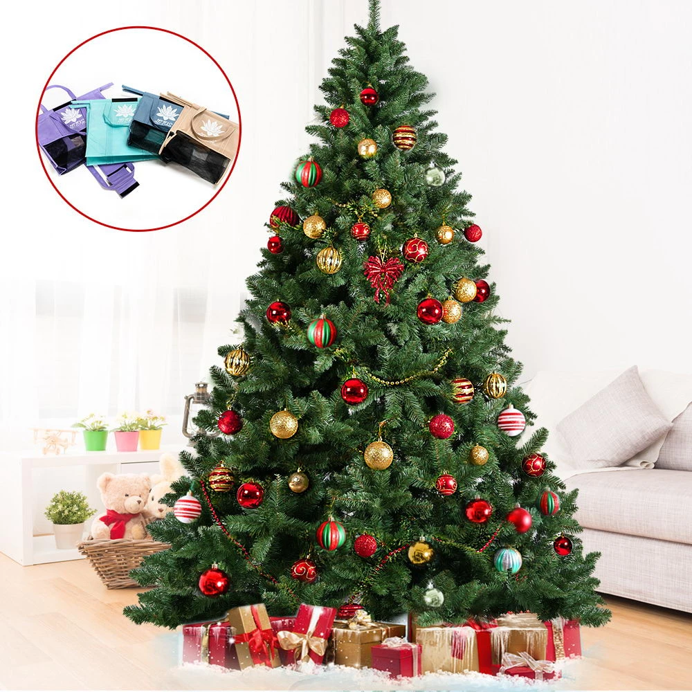 Jingle Jollys 2.4M 8FT Christmas Tree Xmas Decoration Green Home Decor Bonus Bags 6 Jingle Jollys 2.4M 8FT Christmas Tree Xmas Decoration Green Home Decor Bonus Bags - Image 4