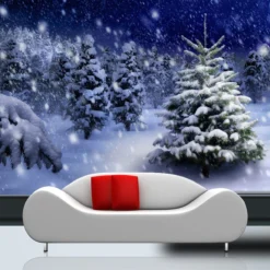 3D Christmas Tree 037 Wallpaper Mural Wall Mural Wall Murals Removable Wallpaper Woven Paper (need G -Amscan Sales Store a1354497311eab72b547bb47dbb8e8be