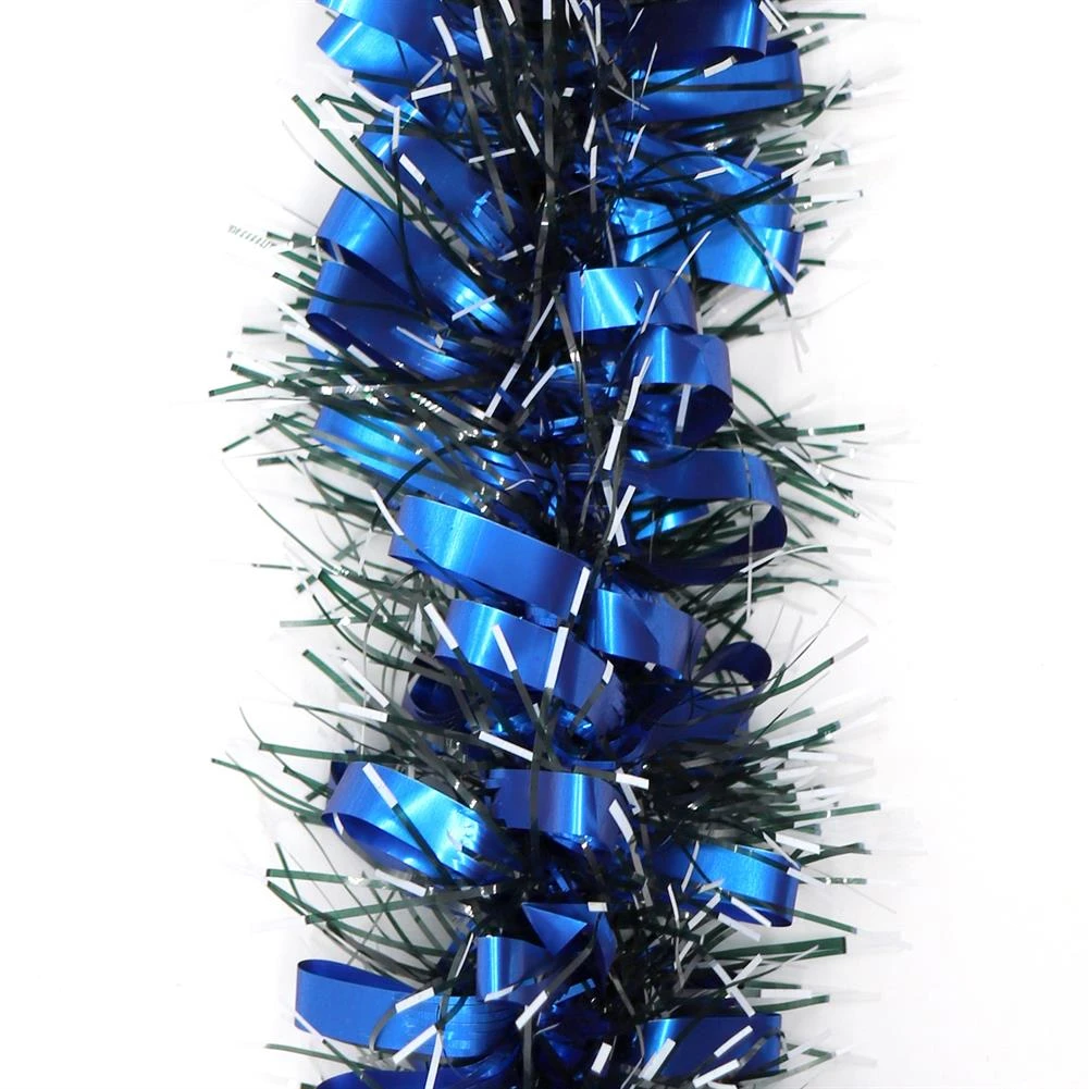 5x 2.5m Christmas Tinsel Xmas Garland Sparkly Snowflake Party Natural Home Décor - Bows (Black Blue) 3 5x 2.5m Christmas Tinsel Xmas Garland Sparkly Snowflake Party Natural Home Décor - Bows (Black Blue)
