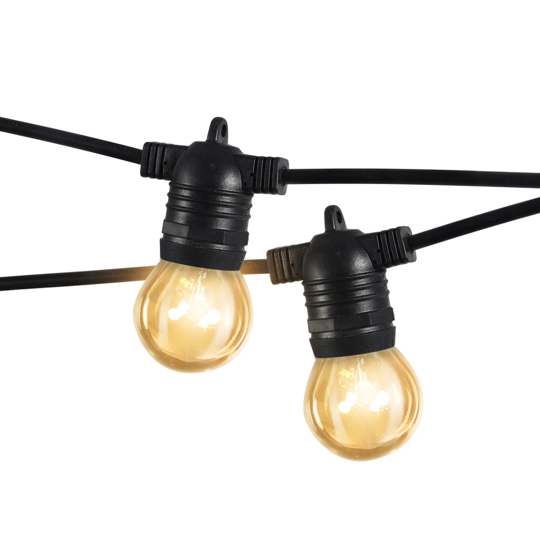 EMITTO 40M Festoon String Lights Christmas Wedding Party Waterproof Outdoor 5 EMITTO 40M Festoon String Lights Christmas Wedding Party Waterproof Outdoor - Image 3