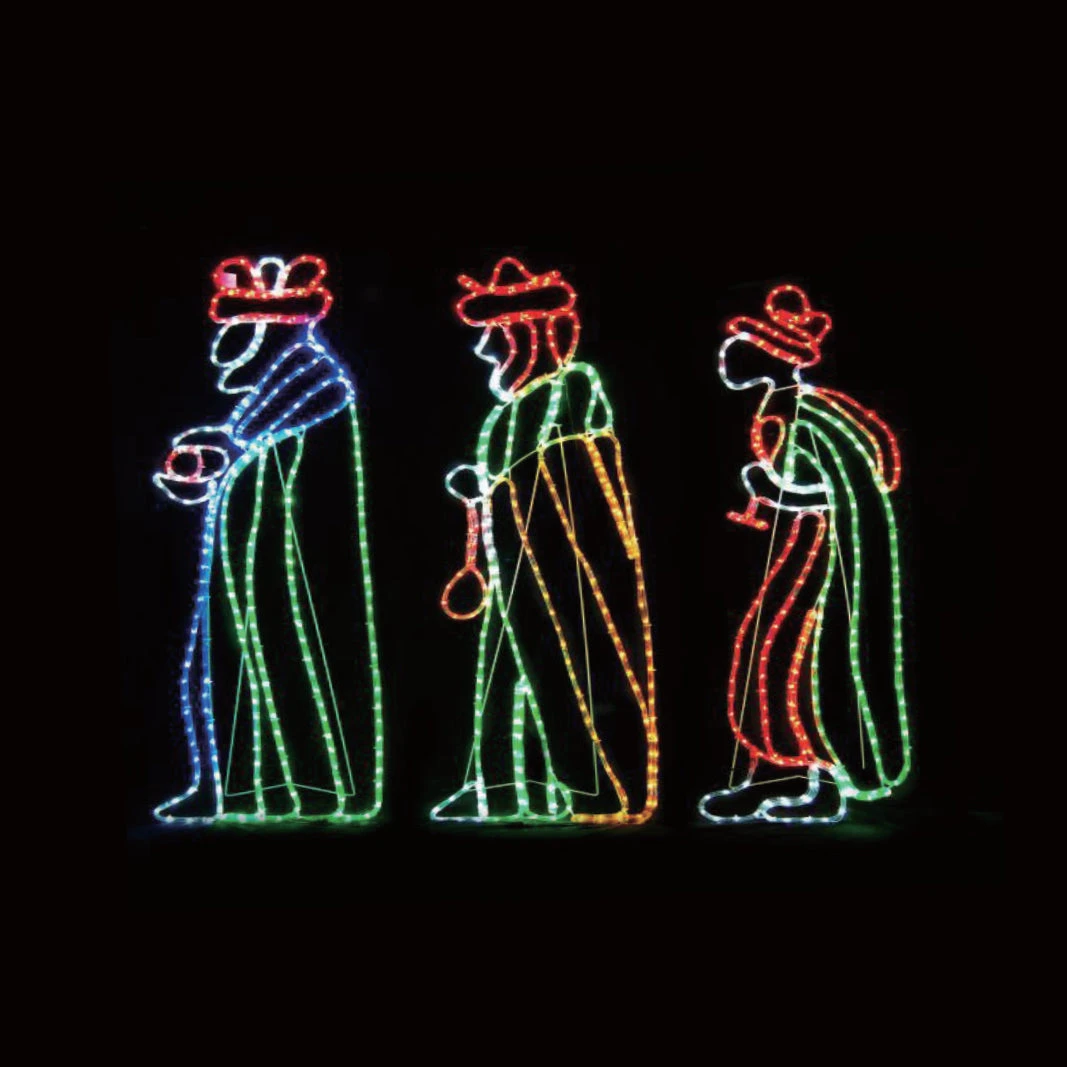 Christmas LED Motif The Three Wise Men Nativity 160cm Indoor Outdoor Display Sign 4 Christmas LED Motif The Three Wise Men Nativity 160cm Indoor Outdoor Display Sign - Image 2