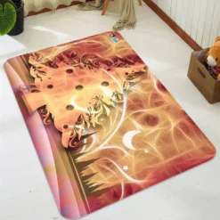 3D Christmas Moon 018 Non Slip Rug Mat Room Mat Quality Elegant Photo Carpet