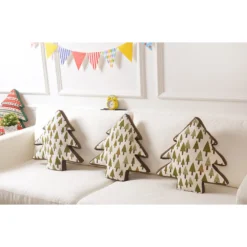 Nordic Christmas Tree Cushion 48cm