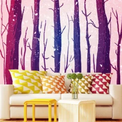 3D Fairy Purple Christmas Tree 34 Wallpaper Mural Wall Mural Wall Murals Removable Wallpaper Self-ad -Amscan Sales Store a74b7f81bf3eeef06803e4f8dbcd7375