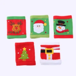 5 Pack Christmas Family Holiday Party Decorations Beer Bottle Cover