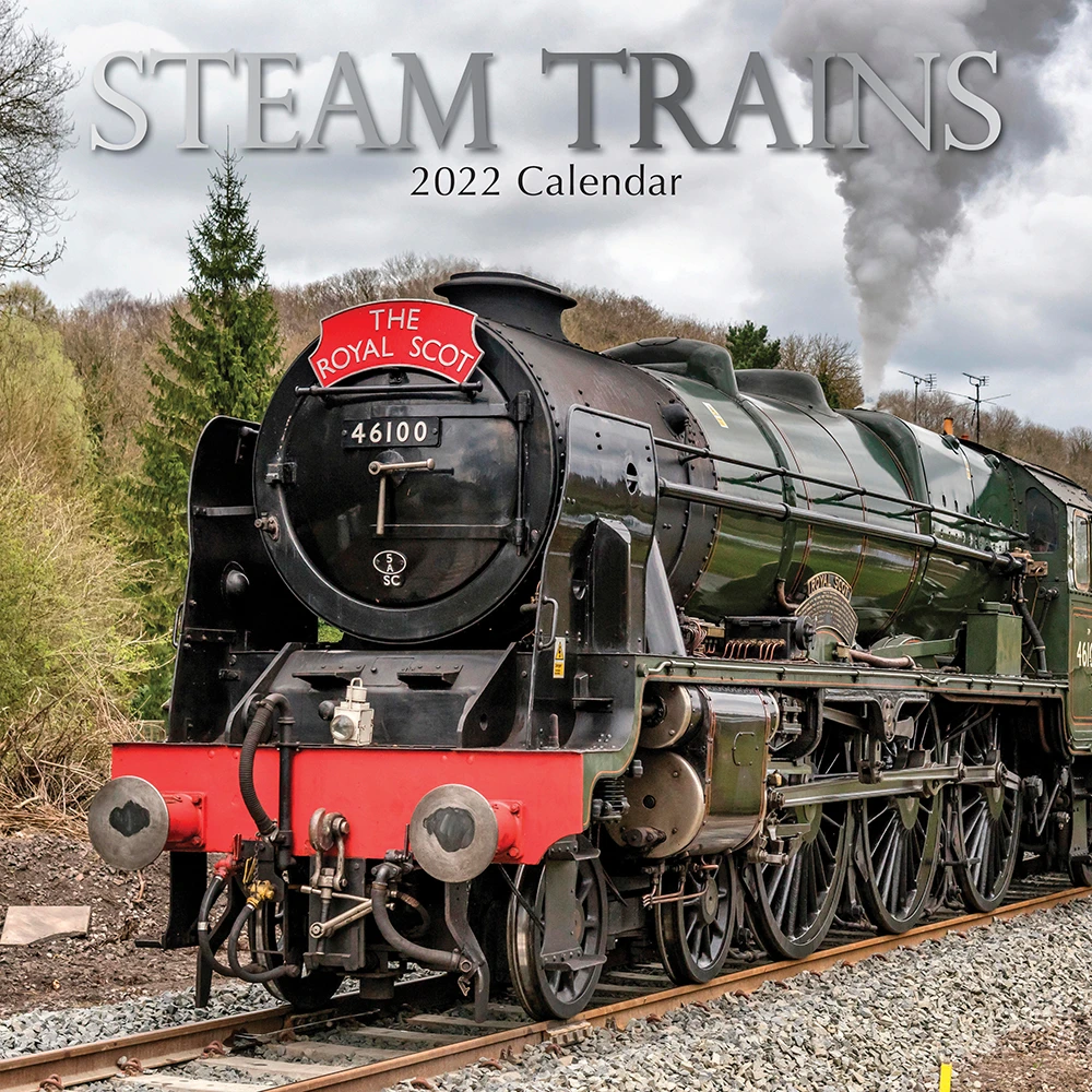 Steam Trains 2022 Premium Square Wall Calendar 16 Months New Year Christmas Gift 3 Steam Trains 2022 Premium Square Wall Calendar 16 Months New Year Christmas Gift
