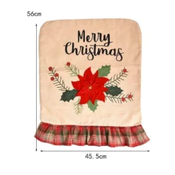 Christmas Family Holiday Party Decorations Chair Cover Protector Seat Slipcovers,Tree