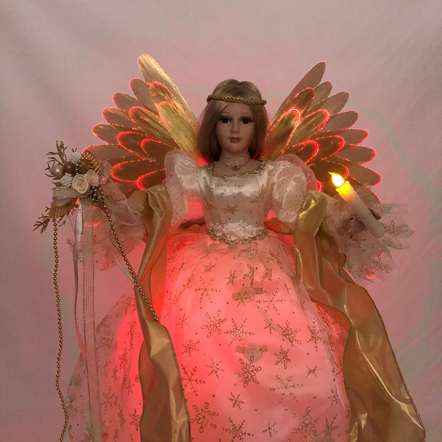 Christmas Complete Angel Gold Animated 60cm 10 Christmas Complete Angel Gold Animated 60cm - Image 8