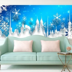 3D Christmas Snow Castle 672 Wallpaper Mural Wall Mural Wall Murals Removable Wallpaper Woven Paper -Amscan Sales Store b67d40d2fefcecc262405e88242e561d