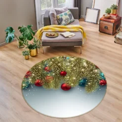 3D Golden Branches 54186 Christmas Round Non Slip Rug Mat Room Mat Quality Elegant Photo Carpet Xmas 7 3D Golden Branches 54186 Christmas Round Non Slip Rug Mat Room Mat Quality Elegant Photo Carpet Xmas -Amscan Sales Store b709df6f255a5b9ed98f7db2c5f1659a