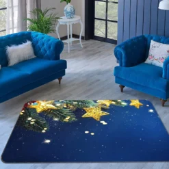 3D Branches Yellow Stars 55079 Christmas Non Slip Rug Mat Room Mat Quality Elegant Photo Carpet Xmas -Amscan Sales Store b7659b00eb69626e0cbf342e20300a72
