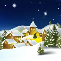 3D Merry Christmas Eve 662 Wallpaper Mural Wall Mural Wall Murals Removable Wallpaper Woven Paper (n