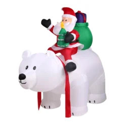 Santaco Inflatable Christmas Outdoor Decorations Santa LED Lights Xmas Party 12 Santaco Inflatable Christmas Outdoor Decorations Santa LED Lights Xmas Party -Amscan Sales Store ba4629bfd92fb12101538014997b73cf