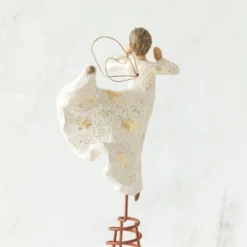 Willow Tree Song Of Joy Christmas Tree Topper 27600 - Cream Beige