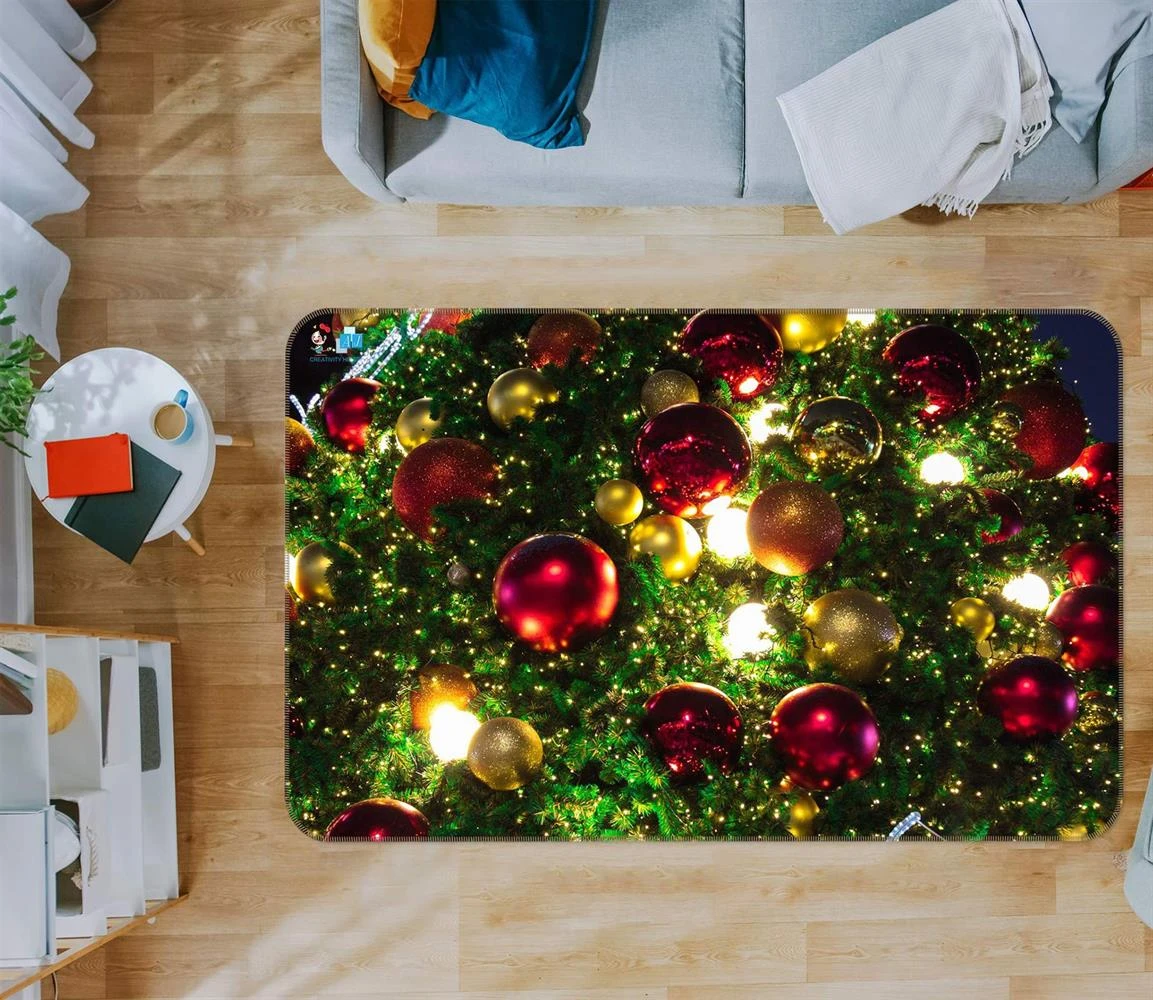 3D Ball 54254 Christmas Non Slip Rug Mat Room Mat Quality Elegant Photo Carpet Xmas 3 3D Ball 54254 Christmas Non Slip Rug Mat Room Mat Quality Elegant Photo Carpet Xmas