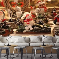 3D Christmas Doll 127 Wallpaper Mural Wall Mural Wall Murals Removable Wallpaper Self-adhesive Vinyl -Amscan Sales Store bf77f4efdc3d9c5bf4bcb60d2e66470d