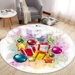 3D Gift Box Colorful Balls 66032 Christmas Round Non Slip Rug Mat Room Mat Quality Elegant Photo Car 7 3D Gift Box Colorful Balls 66032 Christmas Round Non Slip Rug Mat Room Mat Quality Elegant Photo Car -Amscan Sales Store c179ae8aaedd6ff473a765112bc80052