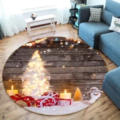 3D White Snow Tree Gift 54071 Christmas Round Non Slip Rug Mat Room Mat Quality Elegant Photo Carpet 7 3D White Snow Tree Gift 54071 Christmas Round Non Slip Rug Mat Room Mat Quality Elegant Photo Carpet -Amscan Sales Store c46922ad5e5fad741589bd15e9b90613