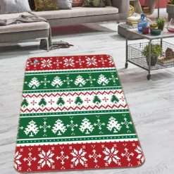 3D Tree Snowflake Pattern 55156 Christmas Non Slip Rug Mat Room Mat Quality Elegant Photo Carpet Xma -Amscan Sales Store c52acc4563f19528bab5661d45ef514a