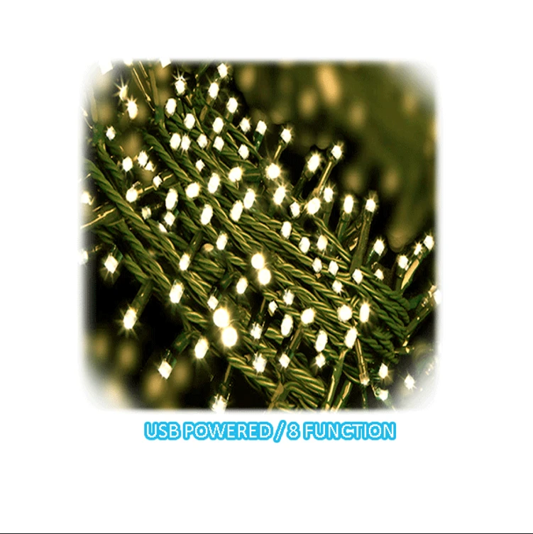 Sansai 100 LED Electric Lumini Decorative/Christmas String Lights Warm White 3 Sansai 100 LED Electric Lumini Decorative/Christmas String Lights Warm White
