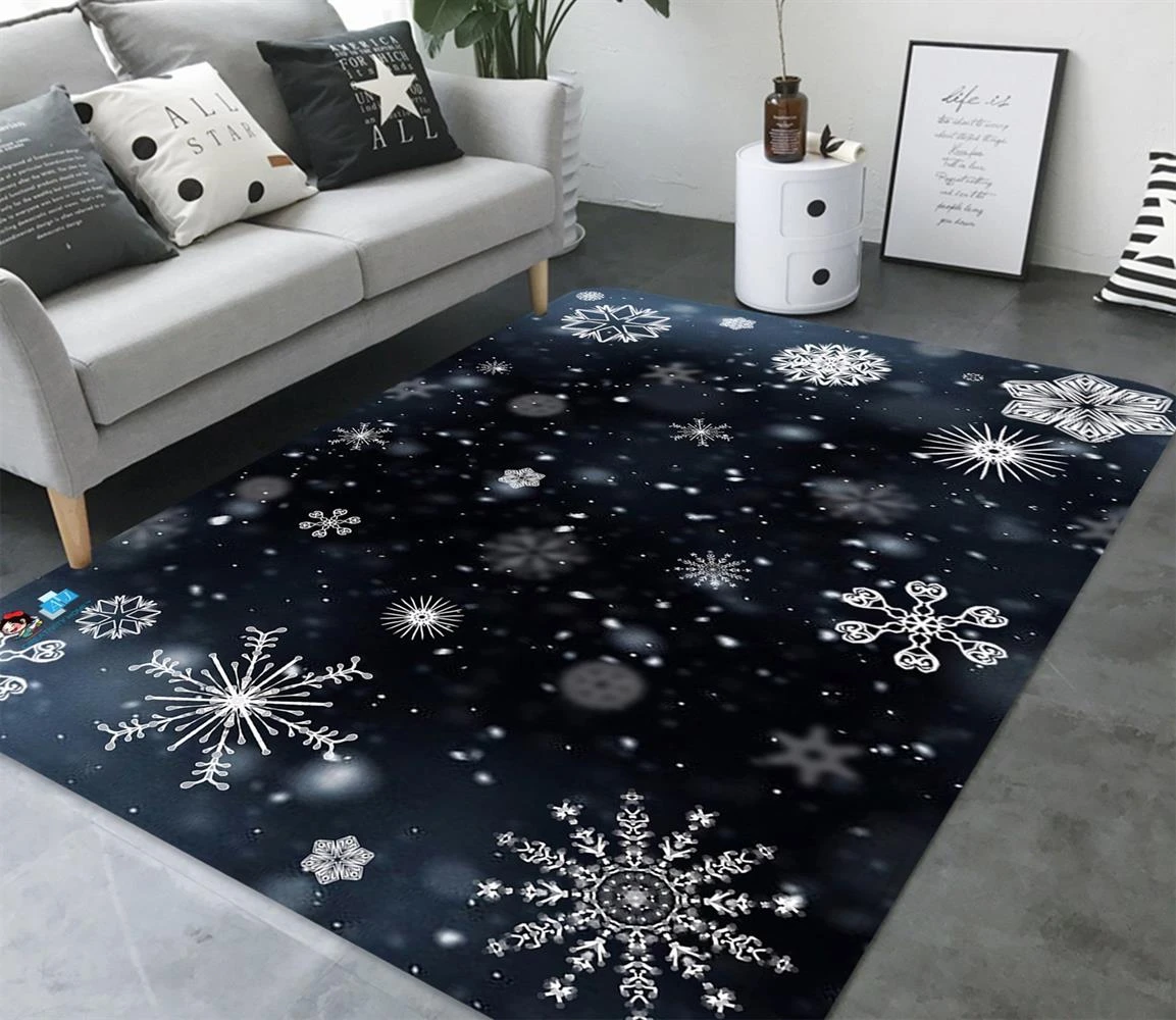 3D Snowflake Pattern 65191 Christmas Non Slip Rug Mat Room Mat Quality Elegant Photo Carpet Xmas 3 3D Snowflake Pattern 65191 Christmas Non Slip Rug Mat Room Mat Quality Elegant Photo Carpet Xmas