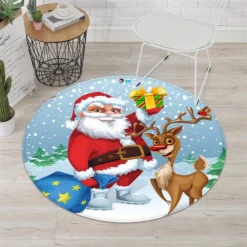 3D Santa Deer 66036 Christmas Round Non Slip Rug Mat Room Mat Quality Elegant Photo Carpet Xmas 7 3D Santa Deer 66036 Christmas Round Non Slip Rug Mat Room Mat Quality Elegant Photo Carpet Xmas -Amscan Sales Store c78226d1f18c38894704ceeb71833bc6