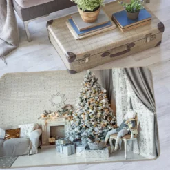 3D Christmas Tree 34214 Non Slip Rug Mat Room Mat Quality Elegant Photo Carpet