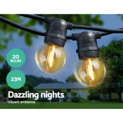 Jingle Jollys 23m LED Festoon String Lights Kits Wedding Party Christmas Outdoor Decorations 14 Jingle Jollys 23m LED Festoon String Lights Kits Wedding Party Christmas Outdoor Decorations -Amscan Sales Store cad7c8209d570a031104e94827d8df5b