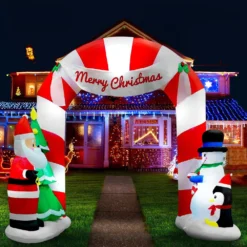 Jingle Jollys Christmas Inflatable Santa Archway 3M Outdoor Decorations Lights 14 Jingle Jollys Christmas Inflatable Santa Archway 3M Outdoor Decorations Lights -Amscan Sales Store cb338515be5467830e85ea1f97b33522