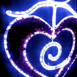 Christmas Complete Pink Heart With Bow Rope Light Motif 62cm - Pink, White 12 Christmas Complete Pink Heart With Bow Rope Light Motif 62cm - Pink, White -Amscan Sales Store cbefe68ab5a269a01546dc8331f37d53