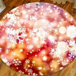 3D Snowflake 54189 Christmas Round Non Slip Rug Mat Room Mat Quality Elegant Photo Carpet Xmas 6 3D Snowflake 54189 Christmas Round Non Slip Rug Mat Room Mat Quality Elegant Photo Carpet Xmas -Amscan Sales Store cbf893ef18ea134c8c5a5d921d23aa54