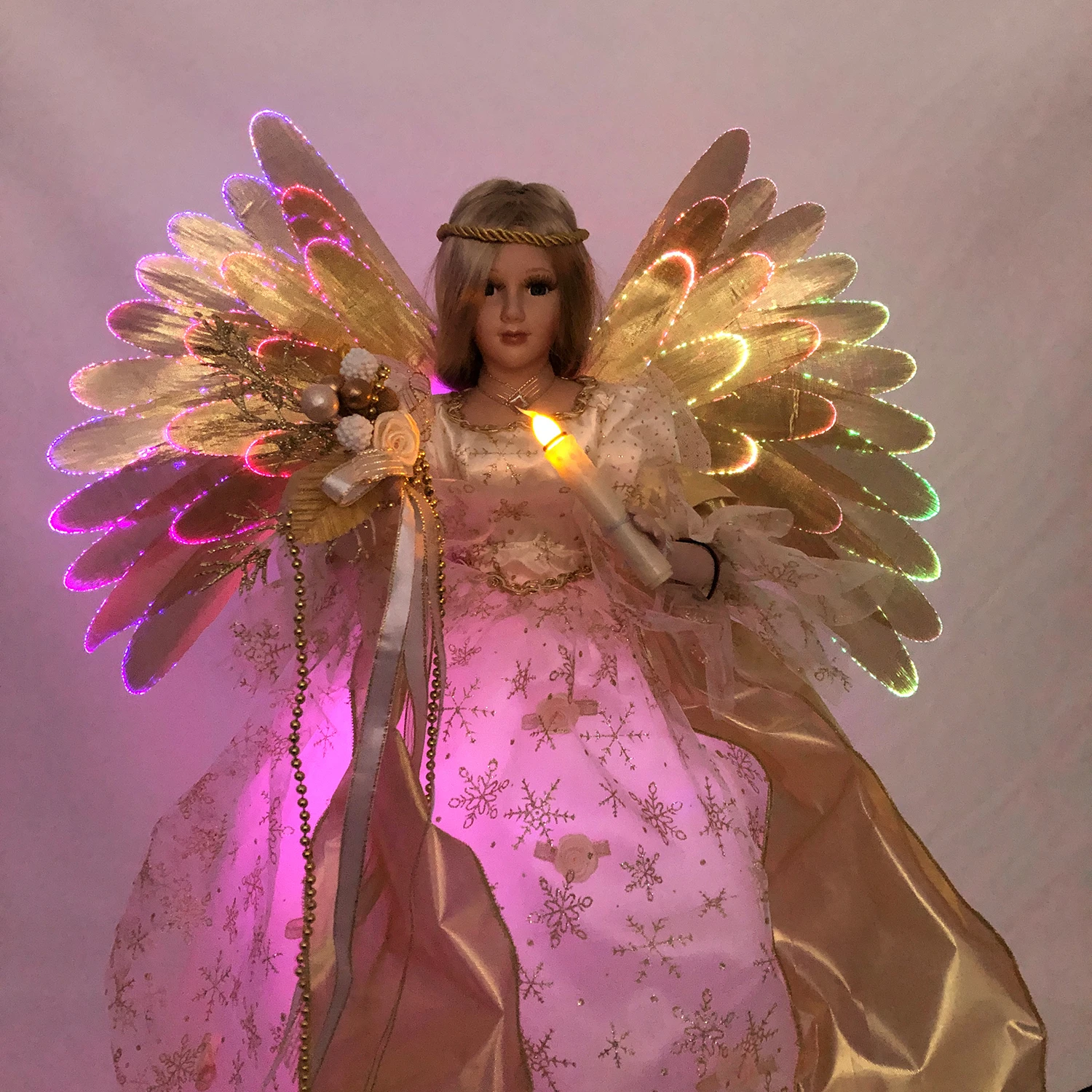 Christmas Complete Angel Gold Animated 60cm 7 Christmas Complete Angel Gold Animated 60cm - Image 5