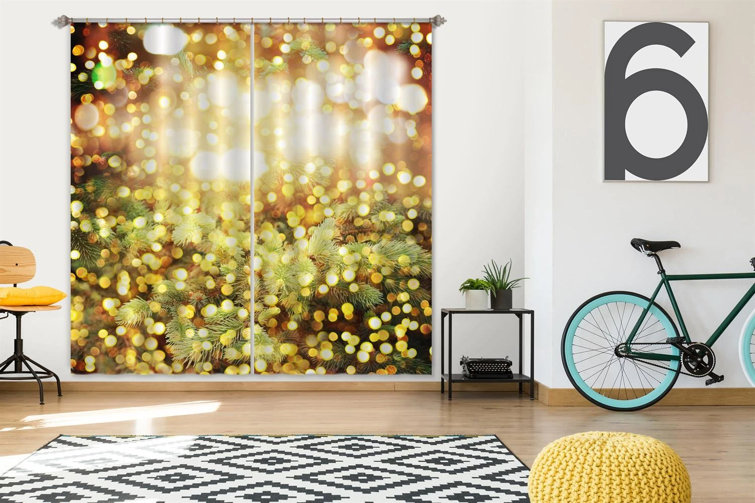 3D Aperture 52021 Christmas Blockout Photo Curtain Printing Curtains Drapes Fabric Window Xmas 3 3D Aperture 52021 Christmas Blockout Photo Curtain Printing Curtains Drapes Fabric Window Xmas