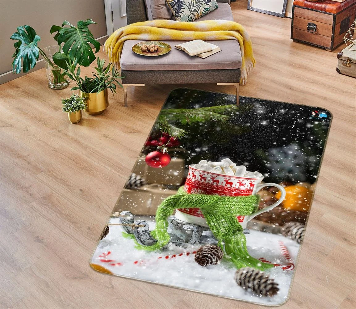 3D Cup Scarf 55151 Christmas Non Slip Rug Mat Room Mat Quality Elegant Photo Carpet Xmas 3 3D Cup Scarf 55151 Christmas Non Slip Rug Mat Room Mat Quality Elegant Photo Carpet Xmas