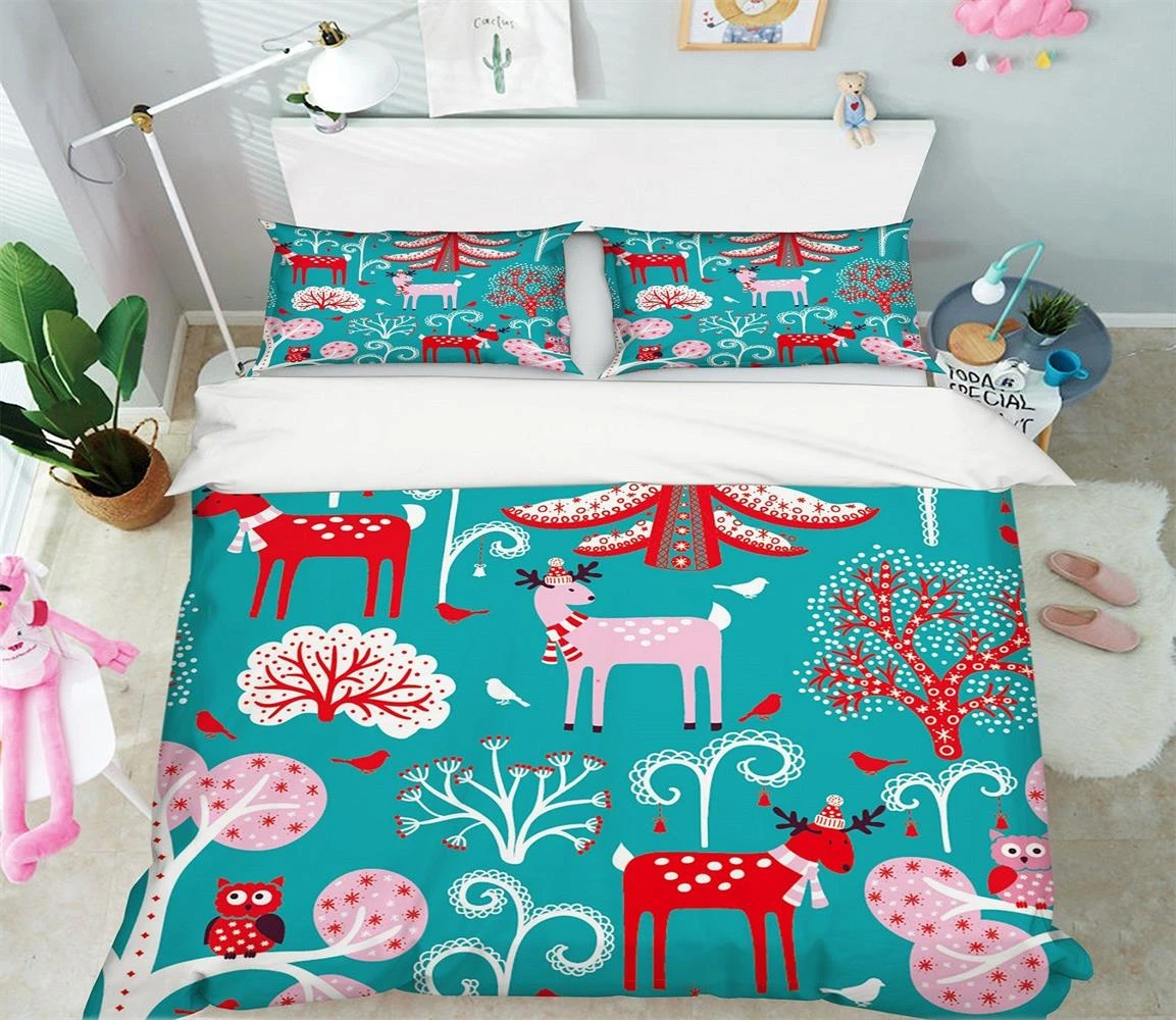 3D Christmas Red Dog 27 Bed Pillowcases Quilt Cover Set Bedding Set Pillowcases Duvet Cover KING SIN 3 3D Christmas Red Dog 27 Bed Pillowcases Quilt Cover Set Bedding Set Pillowcases Duvet Cover KING SIN
