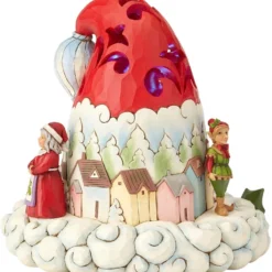 Heartwood Creek By Jim Shore LED Lighted Christmas Santa Hat 4060107 - Multi Coloured -Amscan Sales Store d250f7594f482745f03e41d5f1c64f6a