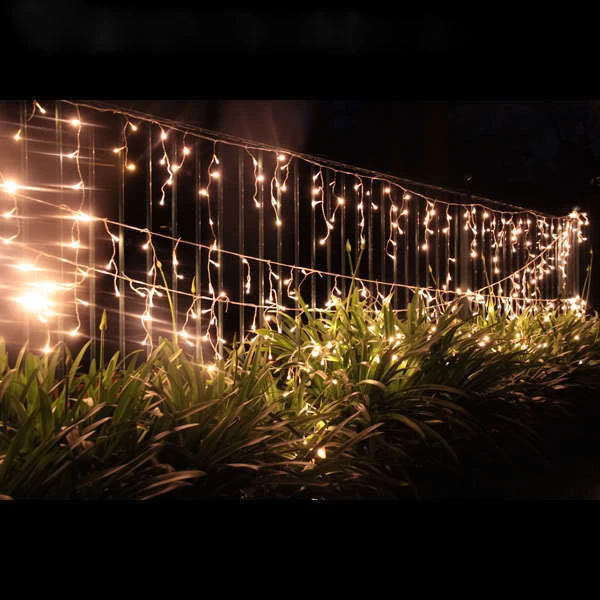 500 LED Icicle Christmas Rope Light Warm White 4 500 LED Icicle Christmas Rope Light Warm White - Image 2