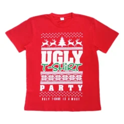 New Funny Unisex Xmas Christmas T Shirt Tee Adult Kids Mens Womens Boys Santa - UGLY T-Shirt Party