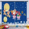 3D Moon Sleigh Christmas 53 Blockout Photo Curtain Printing Curtains Drapes Fabric Window -Amscan Sales Store d414dae017001409d83bcae43ecaf920