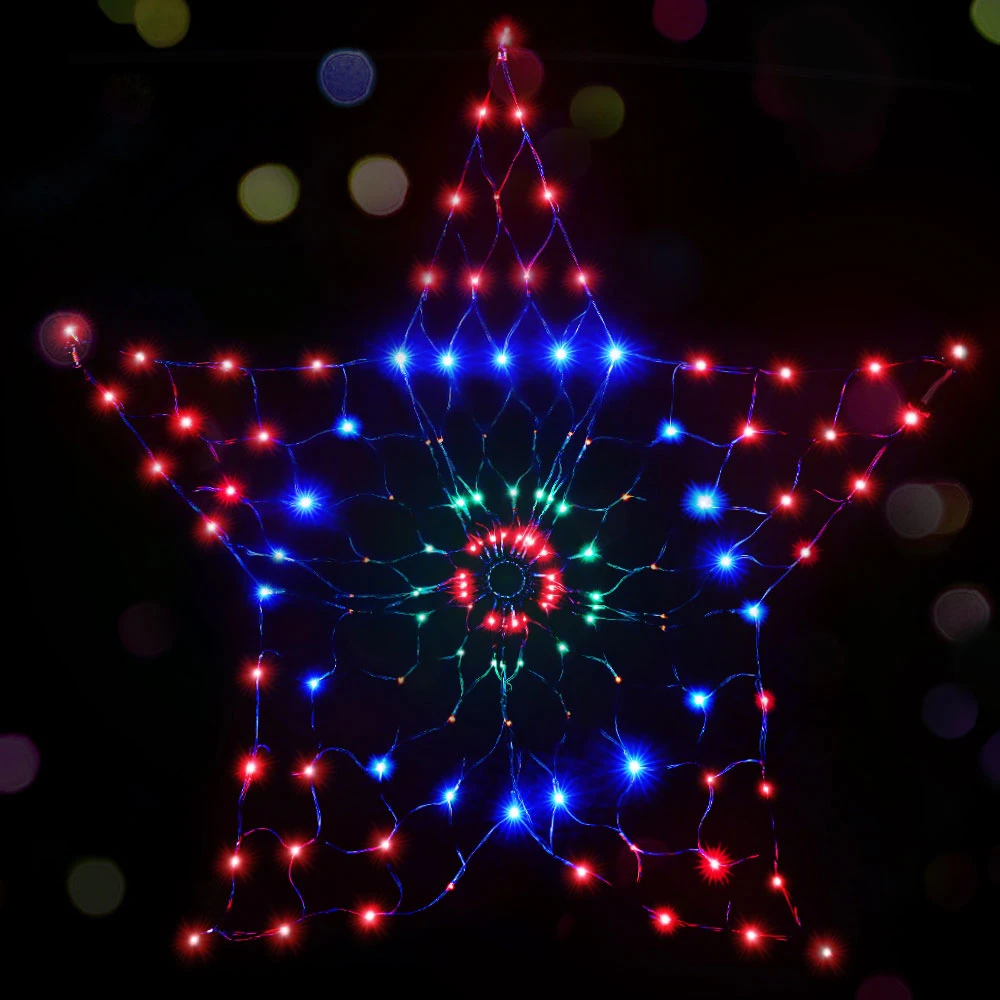 Jingle Jollys Christmas Motif Lights LED Star Light Xmas Outdoor Decorations 5 Jingle Jollys Christmas Motif Lights LED Star Light Xmas Outdoor Decorations - Image 3
