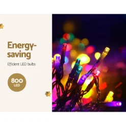 Jingle Jollys 30M Christmas Icicle Lights String Light Outdoor 800LED Xmas Lamp 15 Jingle Jollys 30M Christmas Icicle Lights String Light Outdoor 800LED Xmas Lamp -Amscan Sales Store d8c5a7da4d22d47195d5e29b646a1374